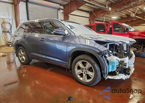 2015 Toyota Highlander Limited из США, поврежденный, VIN 5TDDKRFH3FS108258